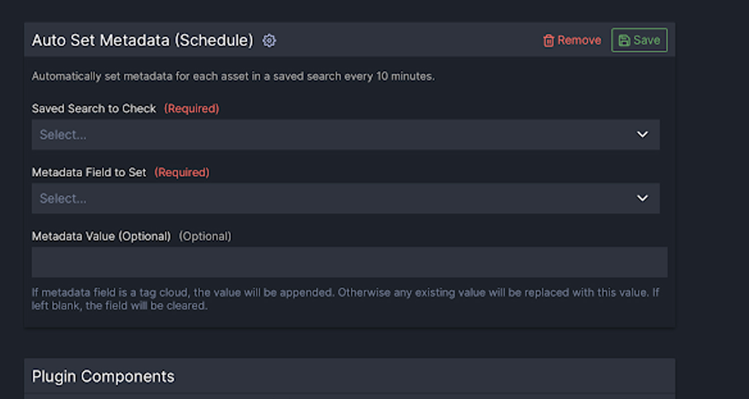 Auto Set Metadata